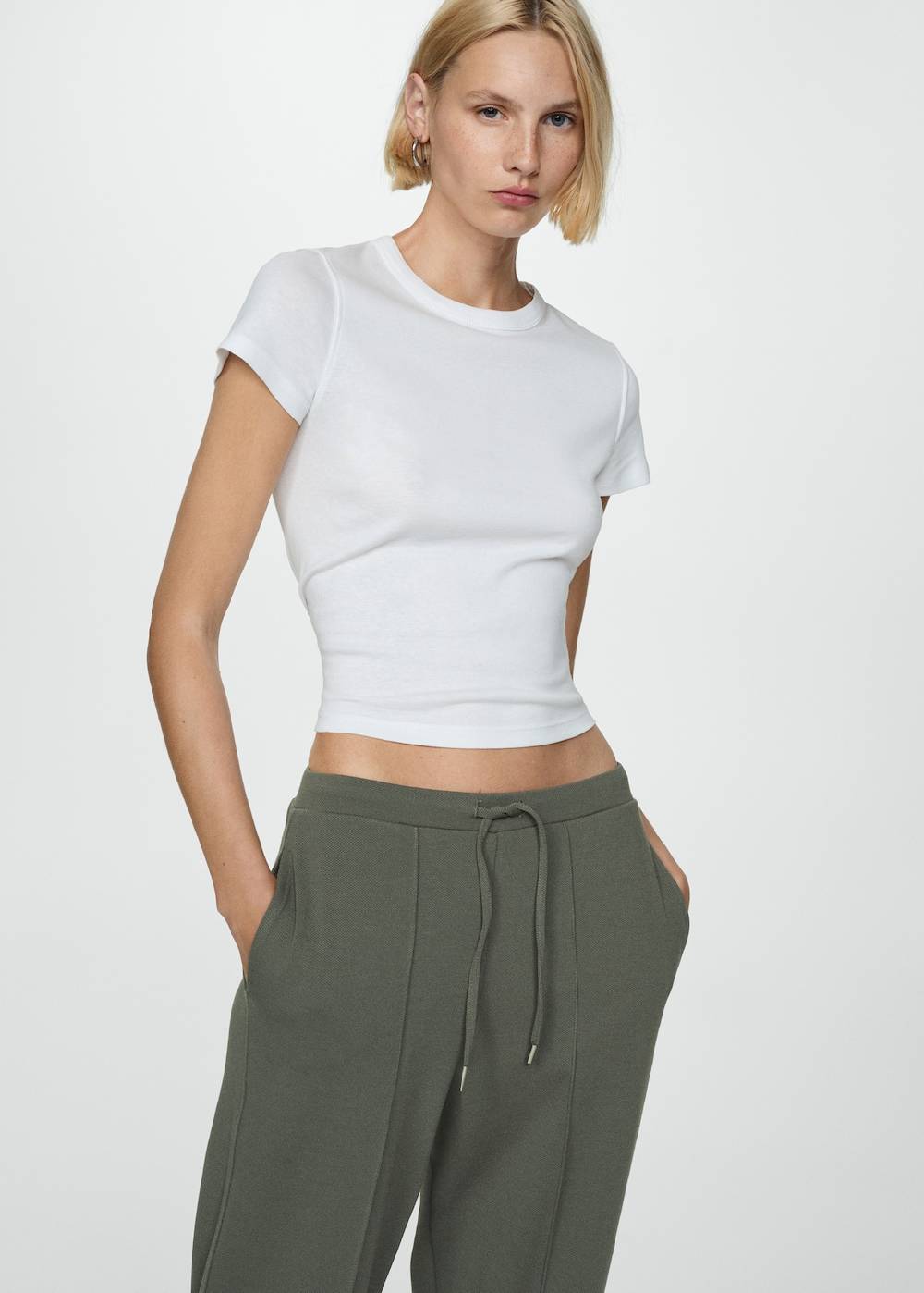 Mango Jogger Pants mit Nähten Blitzangebot