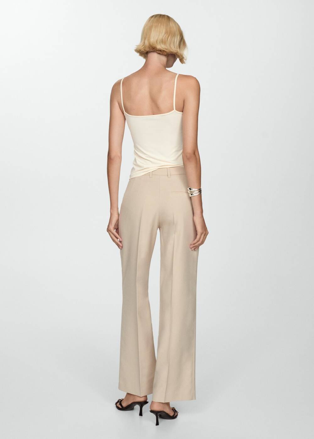 Mango Gerade Bundfaltenhose Saisonale Angebote