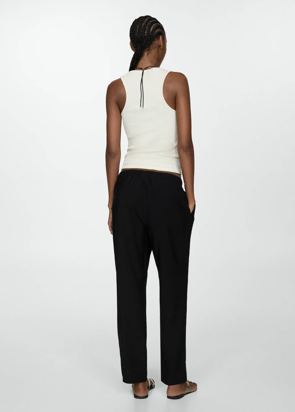 Mango Jogger Pants mit Kordel Tägliche Deals
