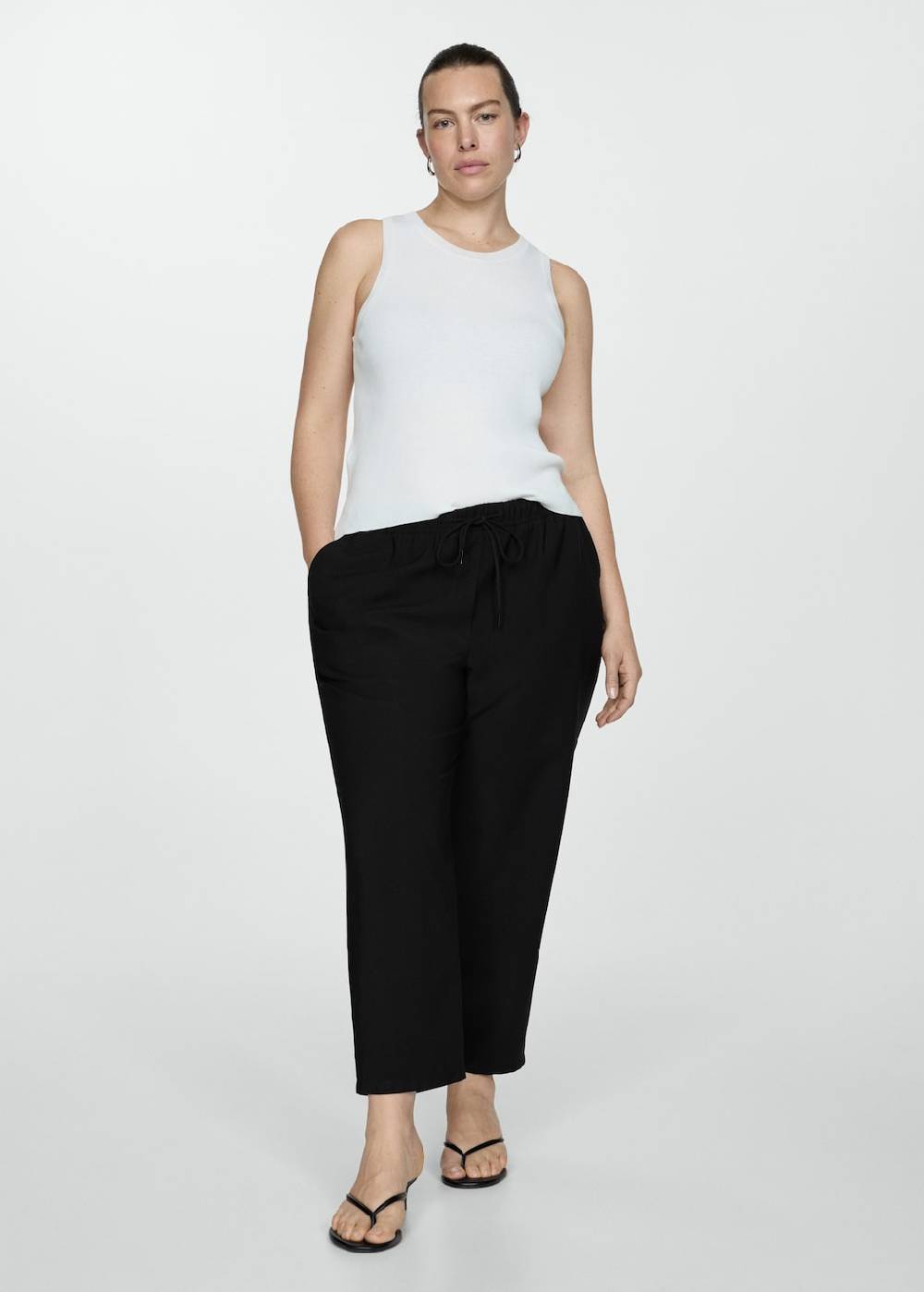 Mango Jogger Pants mit Kordel Tägliche Deals