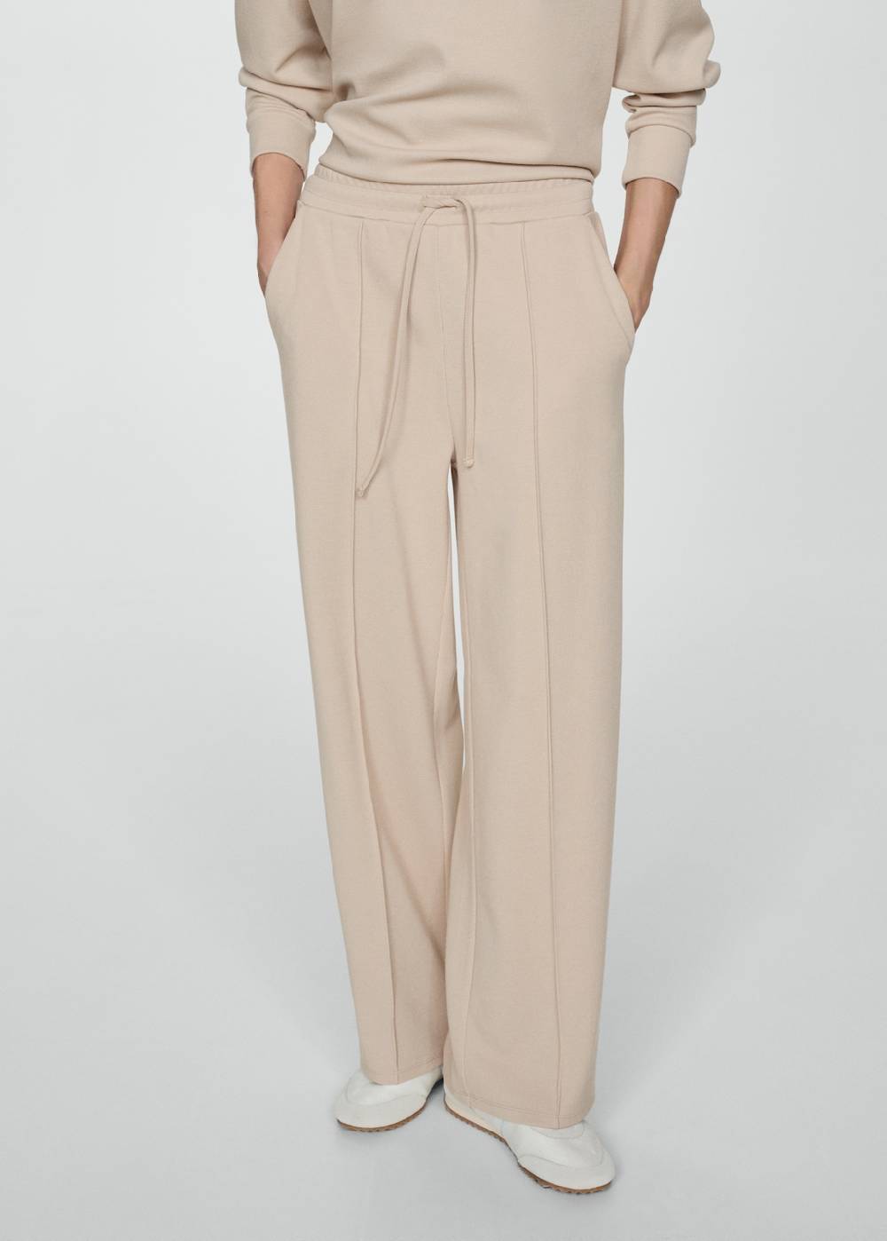 Mango Gerade Hose mit Nähten