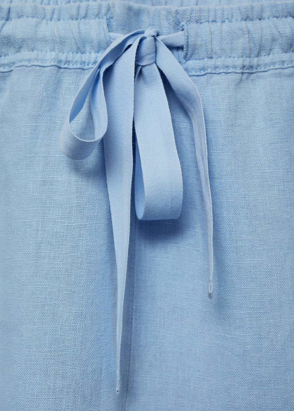 Mango Wideleg-Hose aus 100 % Leinen Letzte 3 Tage