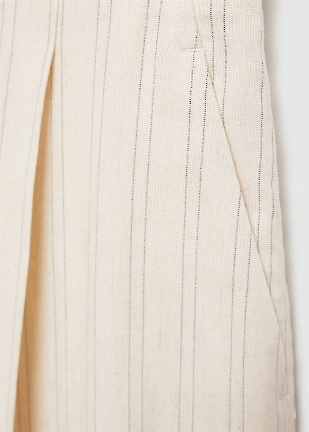 Mango Gerade geschnittene Streifenhose Neueste Stile