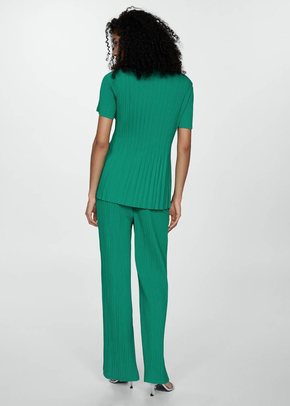 Mango Fließende Plissée-Hose Zeitbegrenzte Promotion