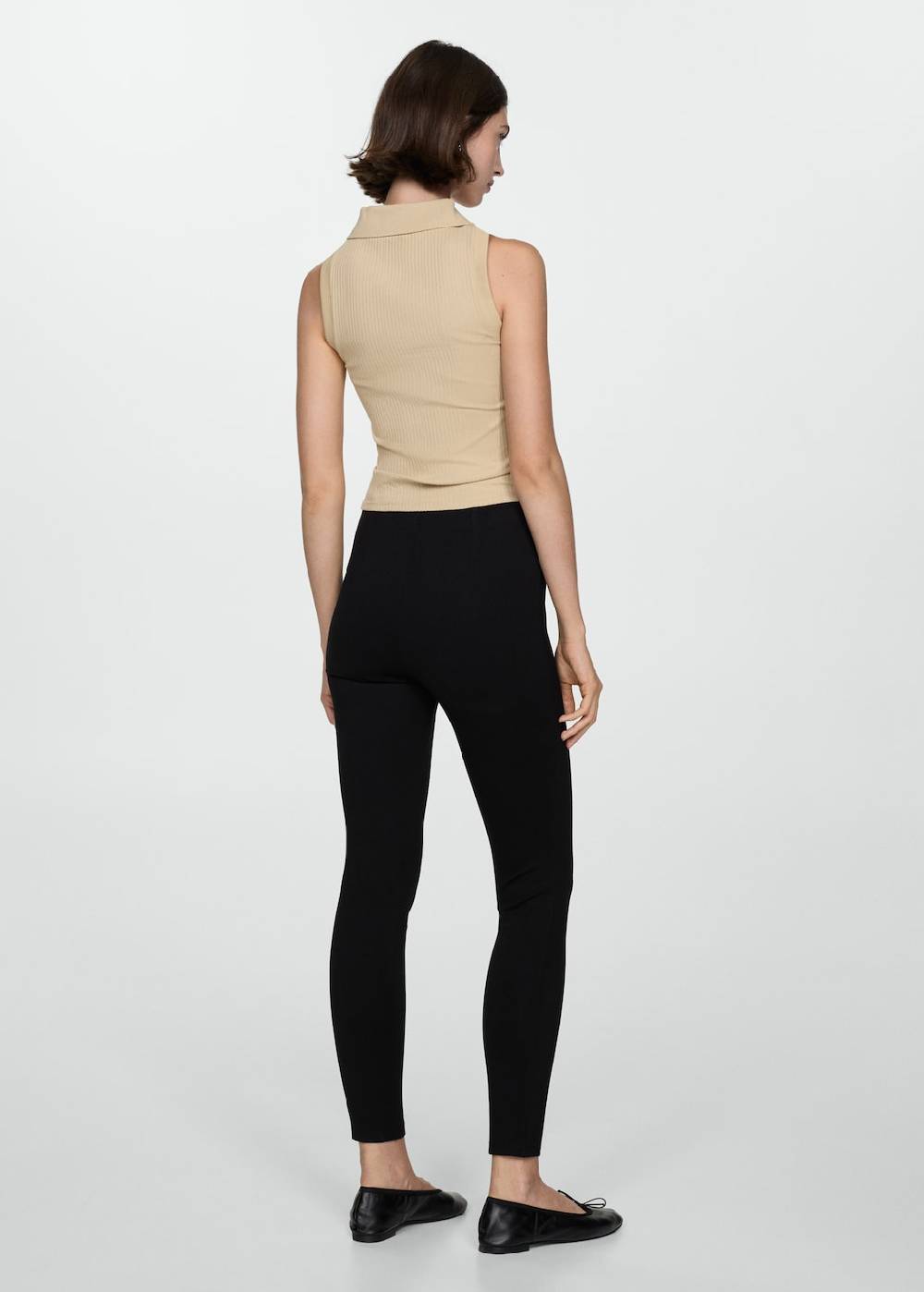 Mango Legging mit hohem Bund Bis zu 65% Rabatt