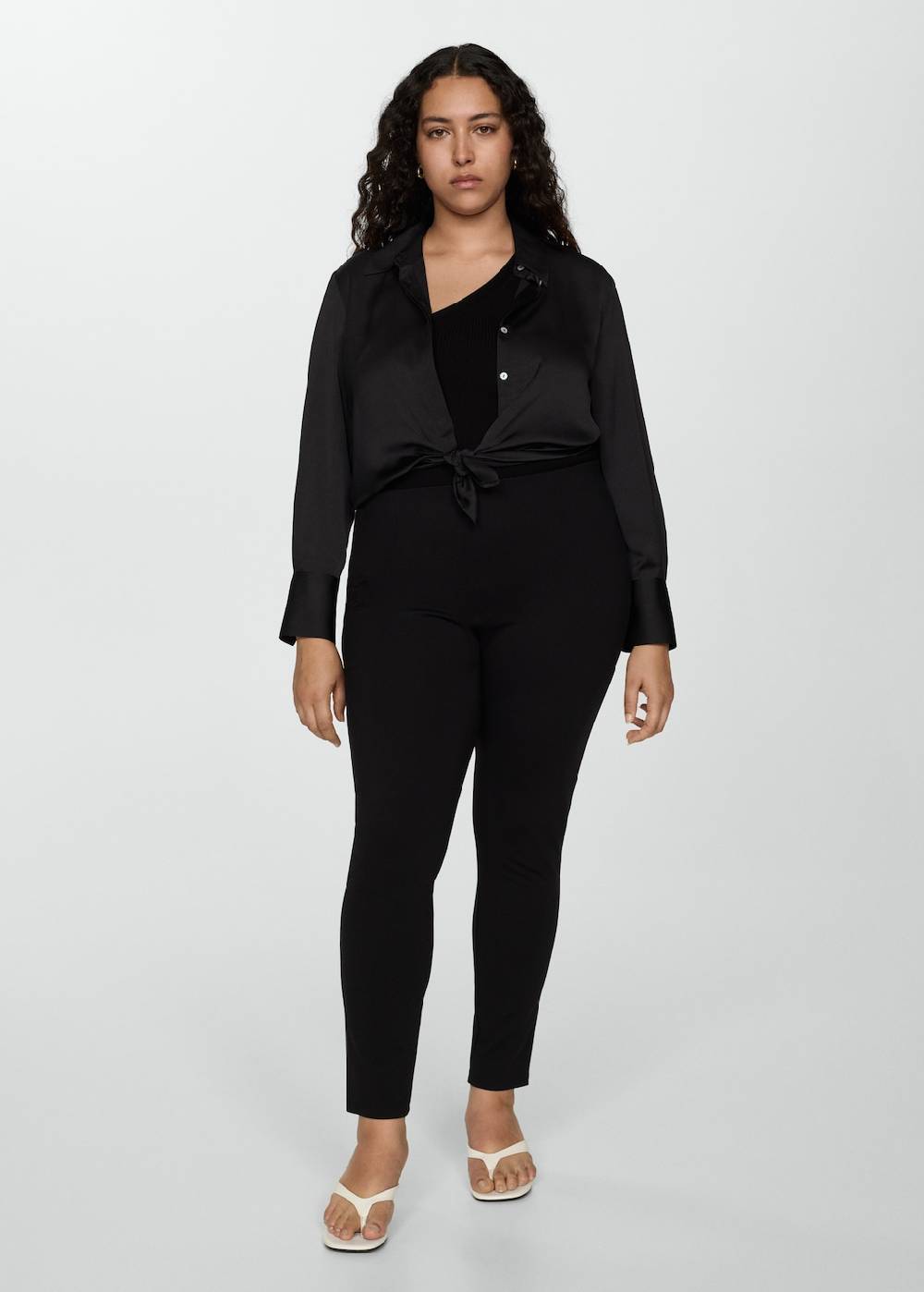 Mango Legging mit hohem Bund Bis zu 65% Rabatt