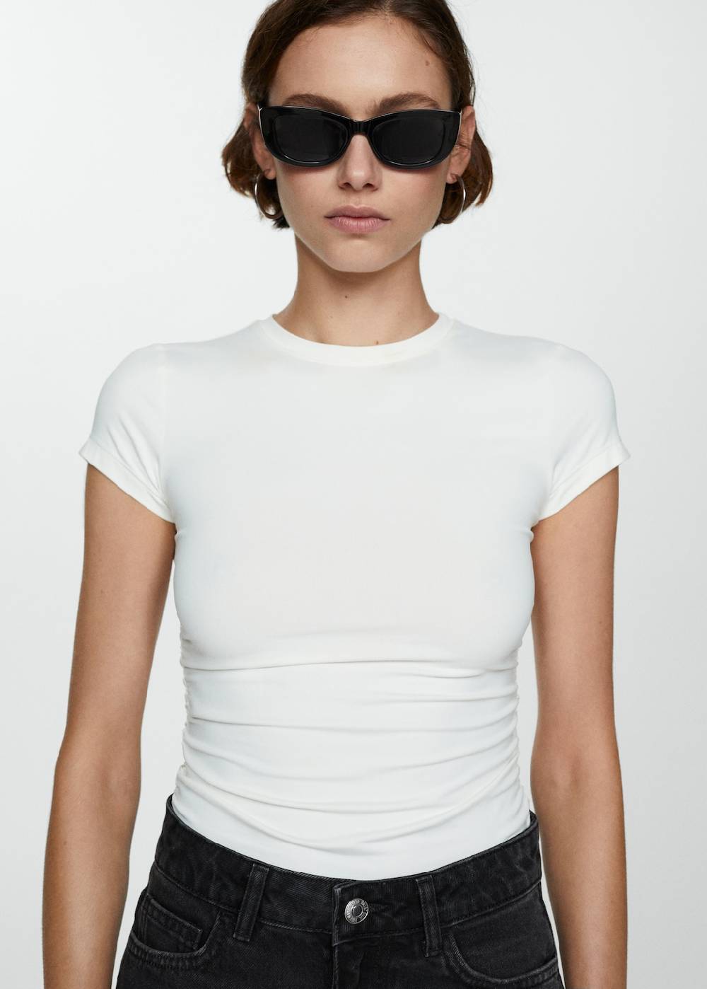 Mango Mom Fit-Jeans-Shorts Nur für heute
