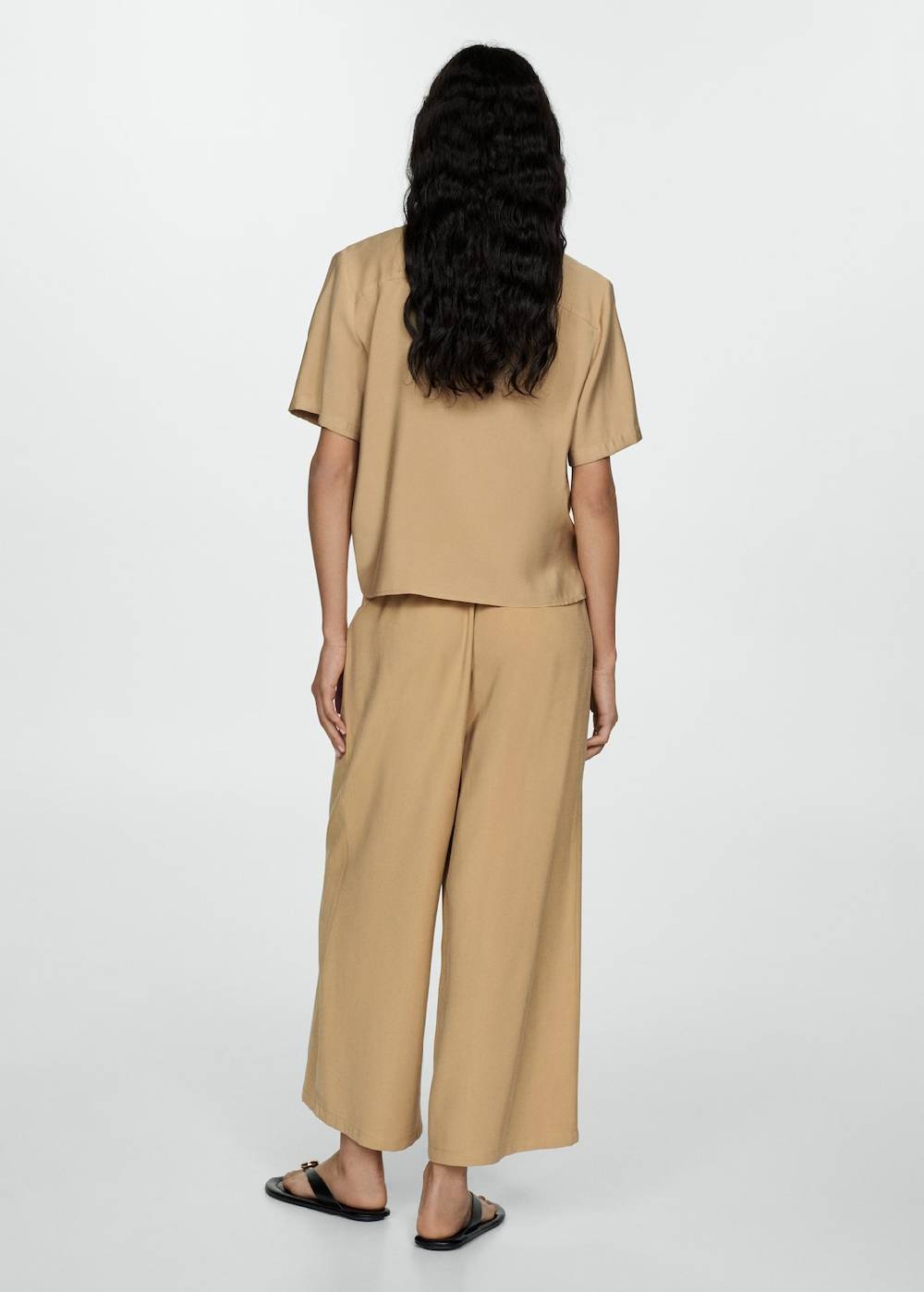 Mango Wideleg-Hose mit Stretchbund Vierteljährliche Förderung