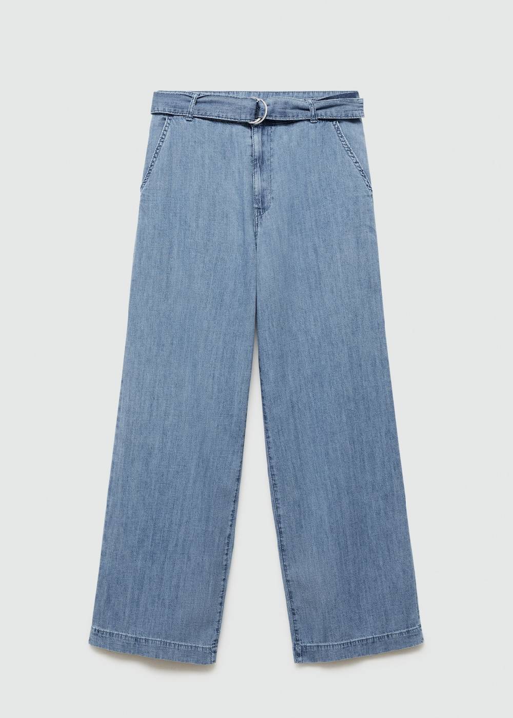 Mango Fließende Hose mit Gürtel Clearance-Verkauf