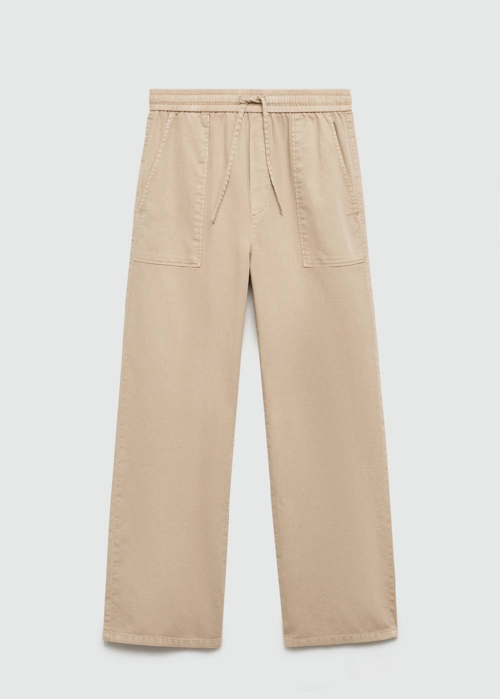 Mango Baumwollhose mit Gummibund 2025