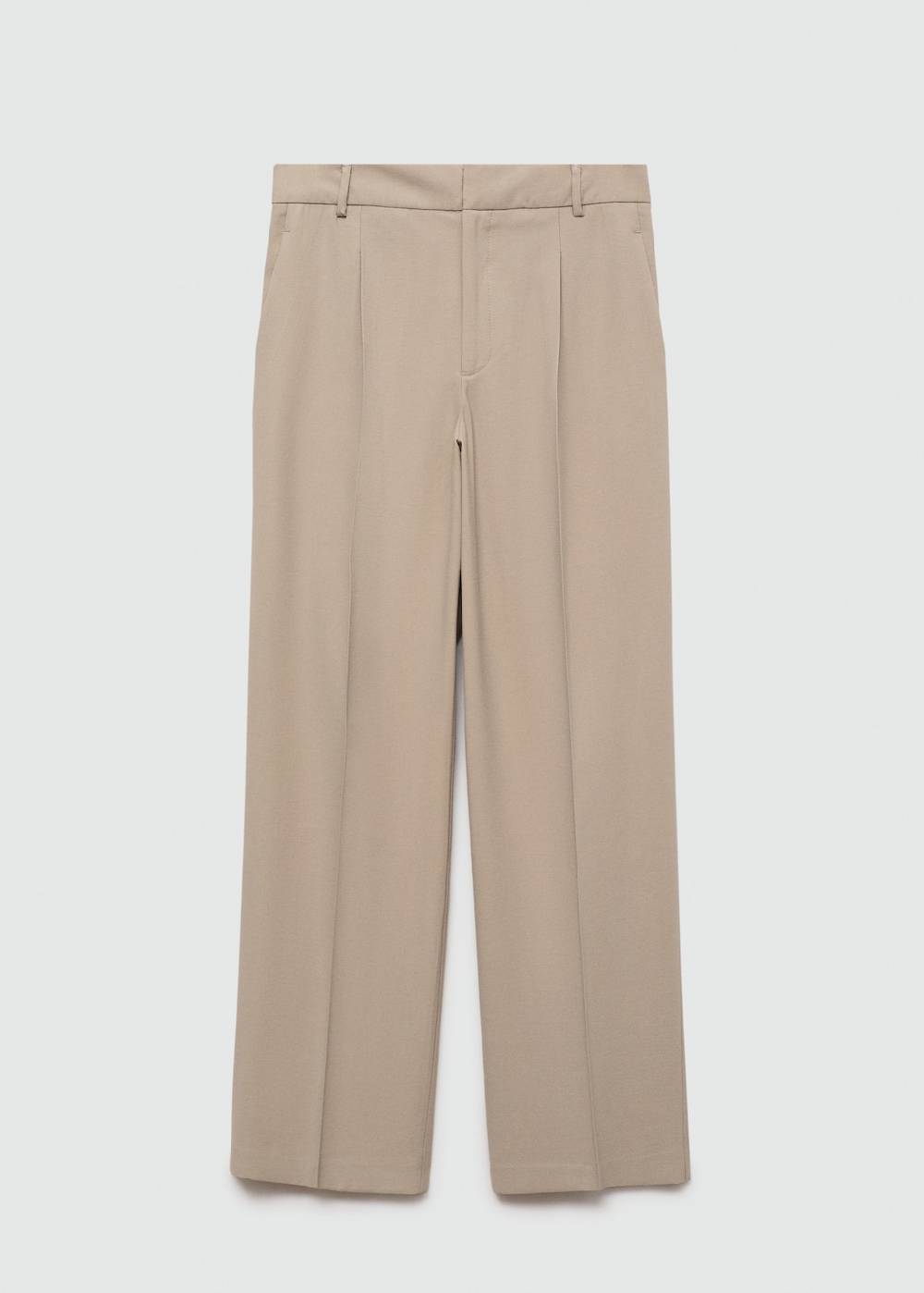 Mango Gerade Bundfaltenhose Auslauf