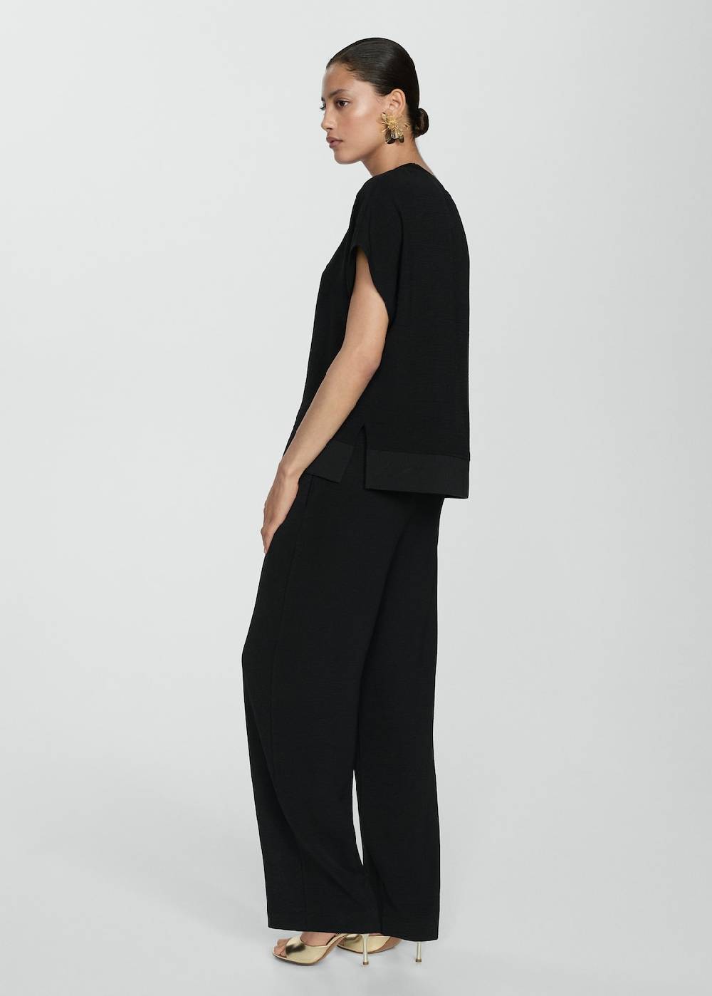 Mango Fließende Wideleg-Hose Blitzverkäufe