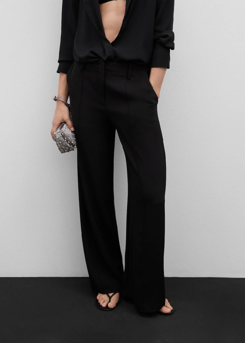 Mango Gerade Bundfaltenhose Online Shopping