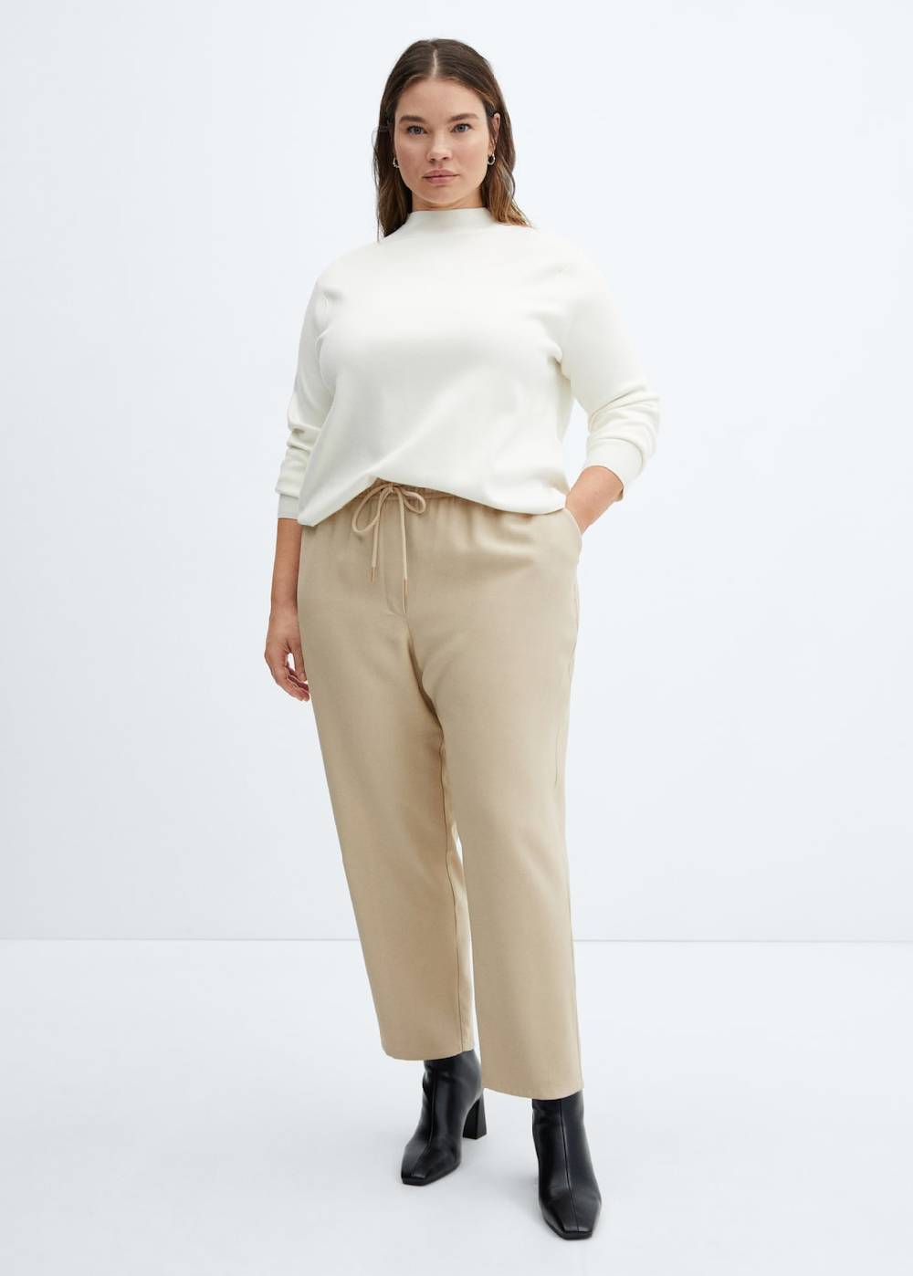 Mango Jogger Pants mit Kordel Saisonschlussverkauf