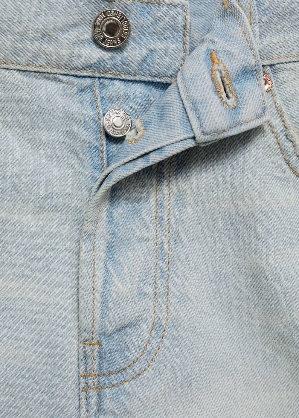Mango Jeansshorts mit ausgefranstem Saum Black Friday
