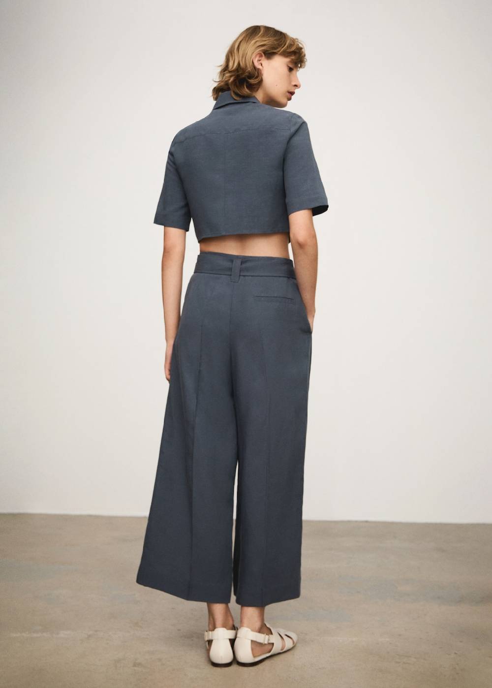 Mango Lyocell-Hose mit Gürtel Muttertagsangebot