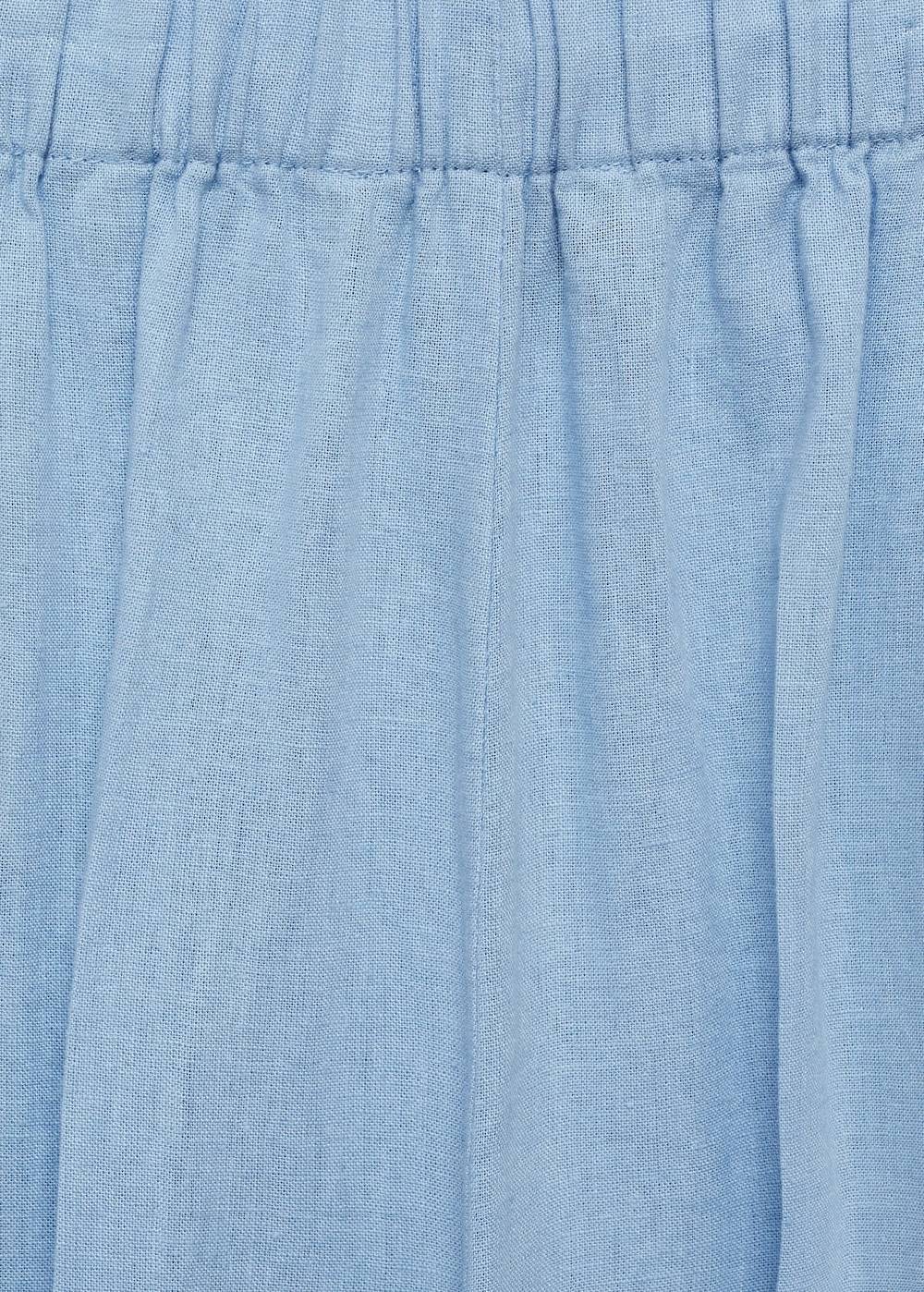 Mango Wideleg-Leinenhose Exklusive Angebote