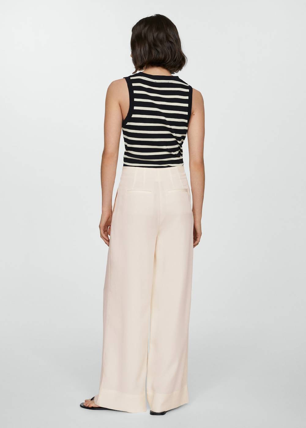 Mango Lyocell-Bundfaltenhose Sonderangebote