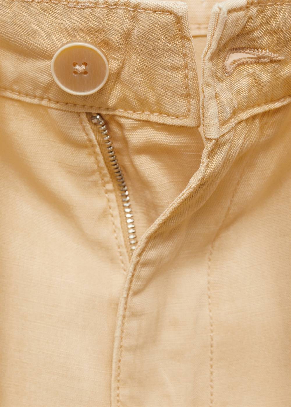 Mango Wideleg-Hose aus Lyocell Riesige Ersparnisse