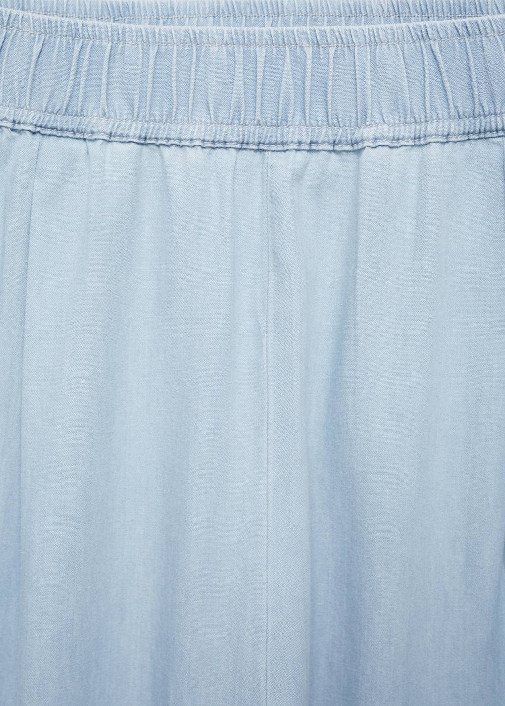 Mango Fließende Baumwollhose Begrenzte Freigabe