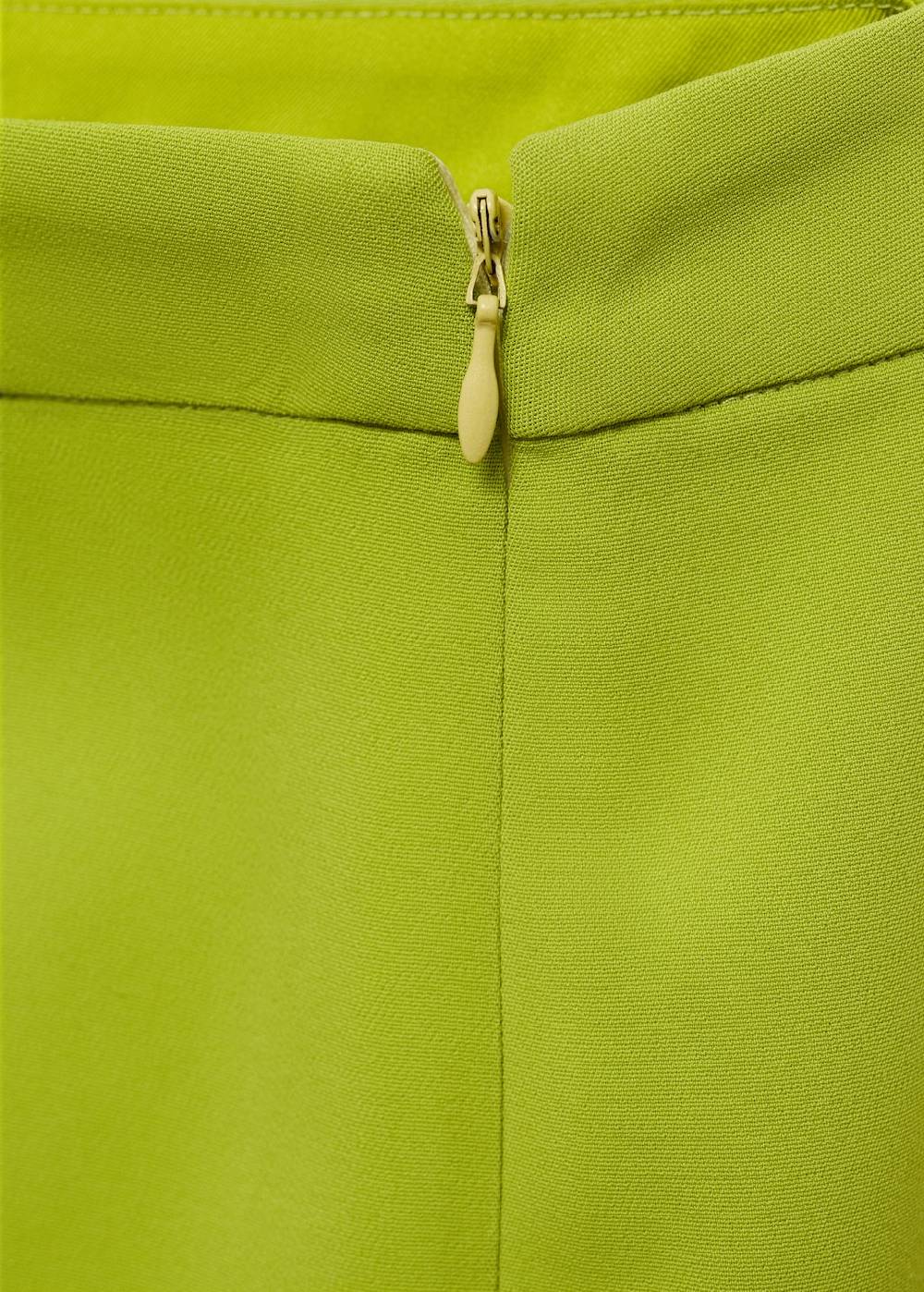 Mango Ausgestellte Hose mit hohem Bund Bis zu 65% Rabatt