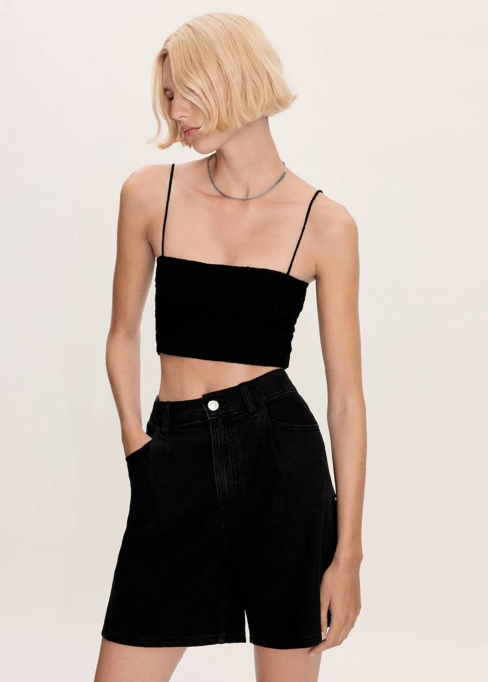 Mango Gerade Jeans-Shorts Nur für heute
