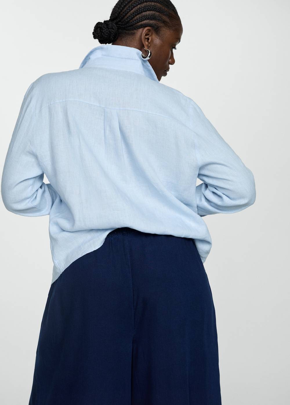 Mango Lyocell-Hose mit Stretchbund Bis zu 55% Rabatt