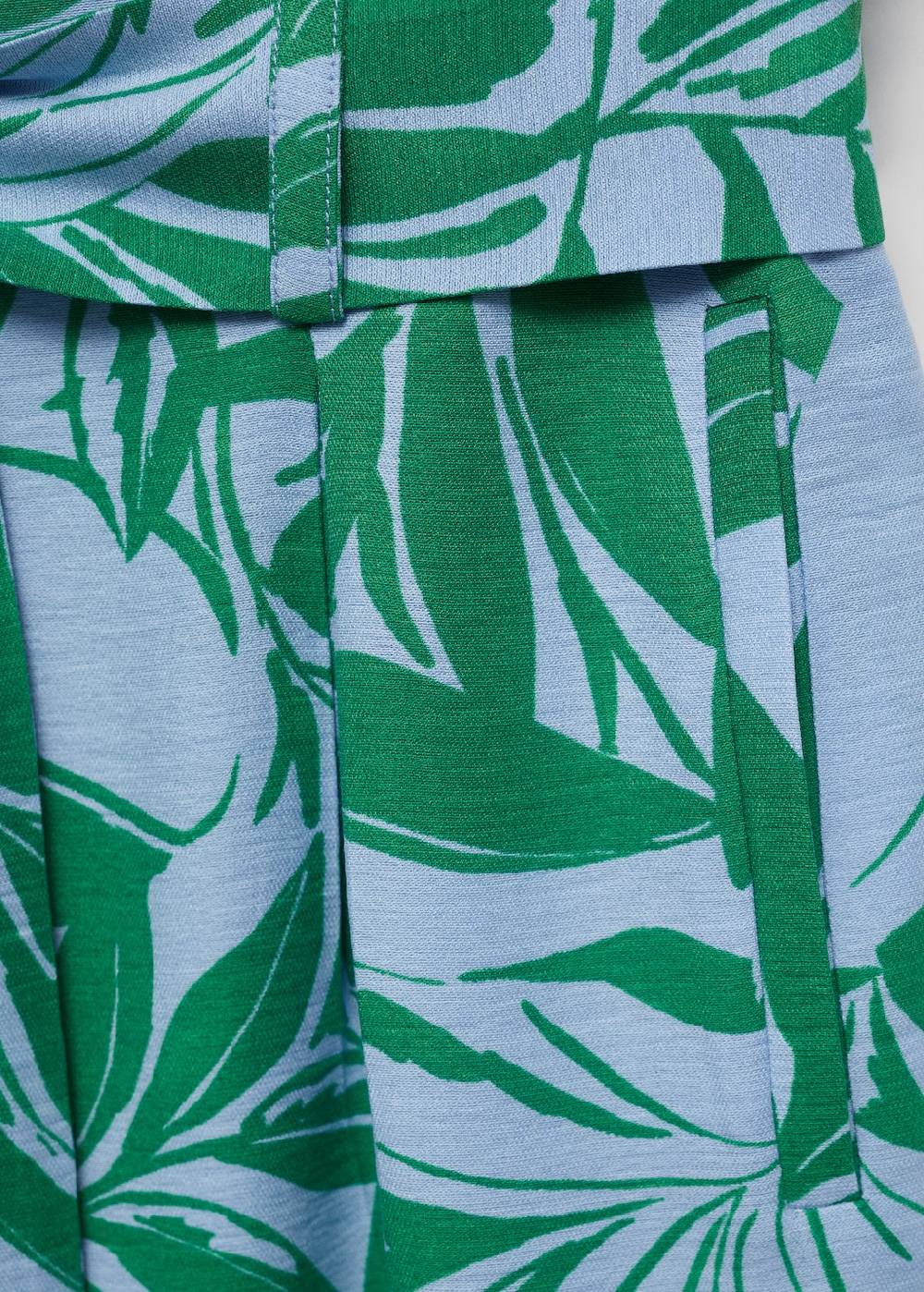 Mango Gemusterte Hose mit Schleife Kostenloser Versand international