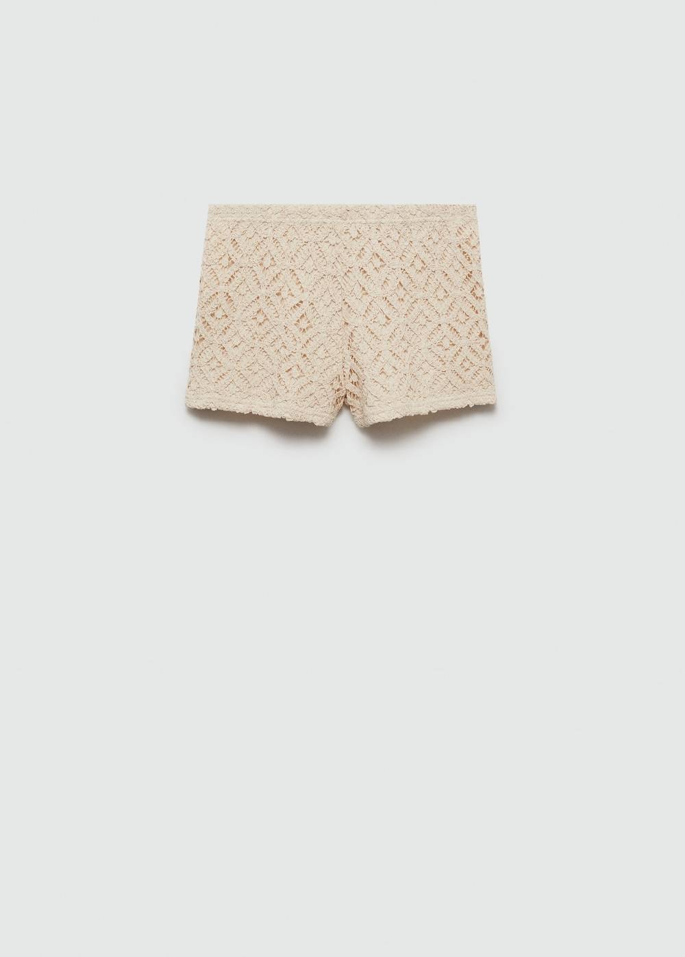 Mango Gerade Shorts im Häkel-Style Fabrikladen