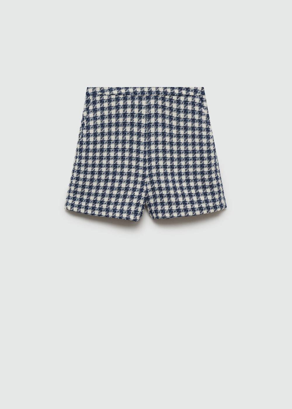Mango Shorts mit Hahnentrittmuster Black Friday Preise