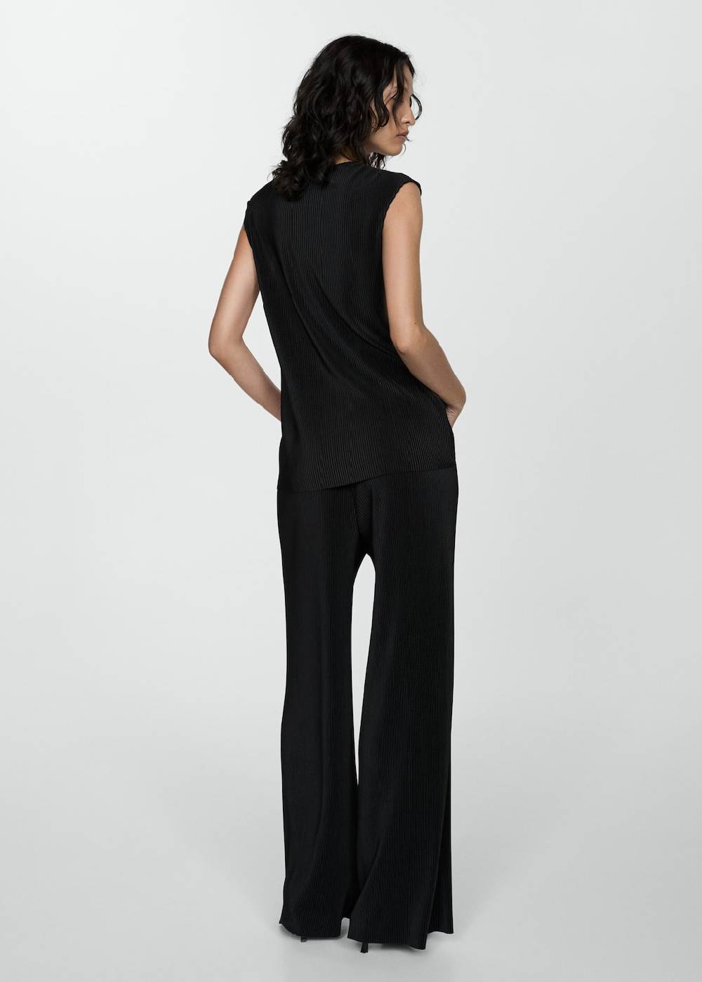 Mango Plissierte Palazzohose Auslauf