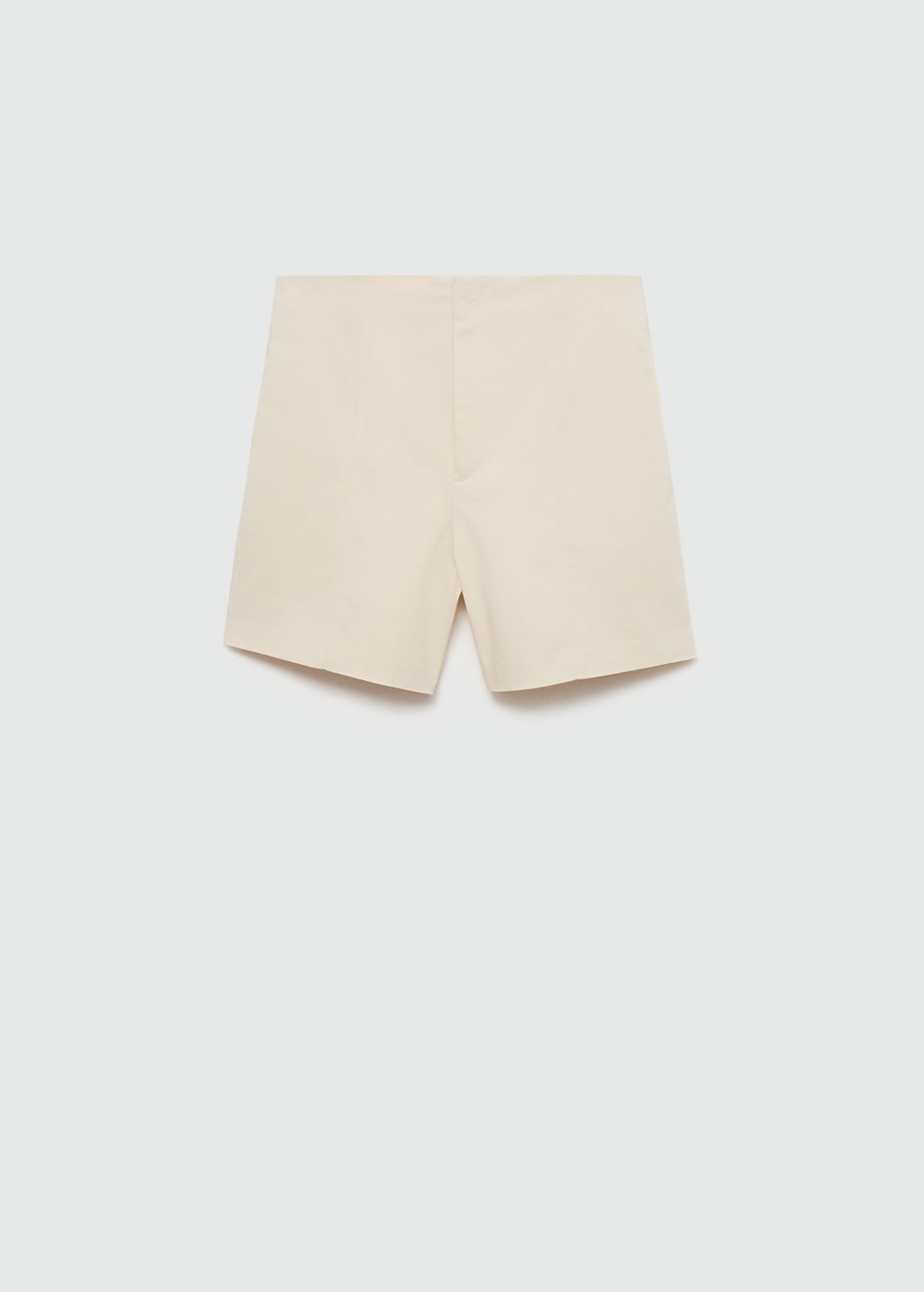 Mango Gerade Shorts mit hoher Taille Angebote