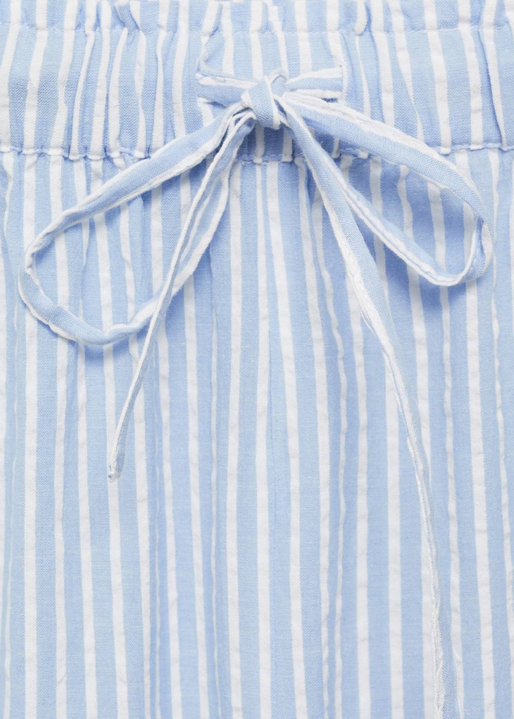Mango Bestickte Streifenhose Fabrikpreis