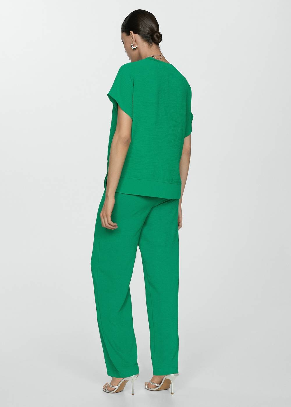 Mango Fließende Wideleg-Hose Preisnachlass