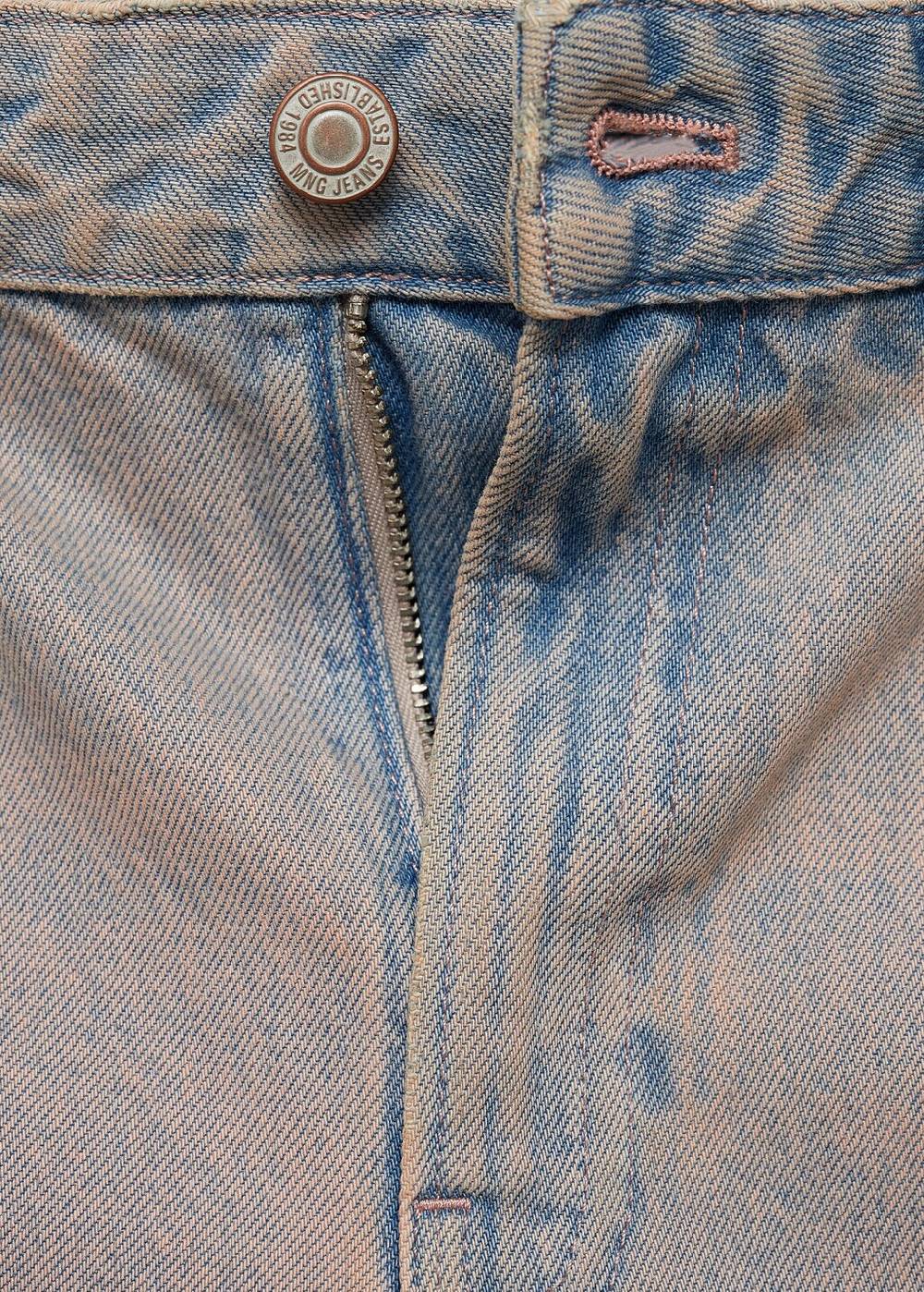 Mango Jeans-Bermudashorts mit Washed-Out-Effekt Muttertagsangebot
