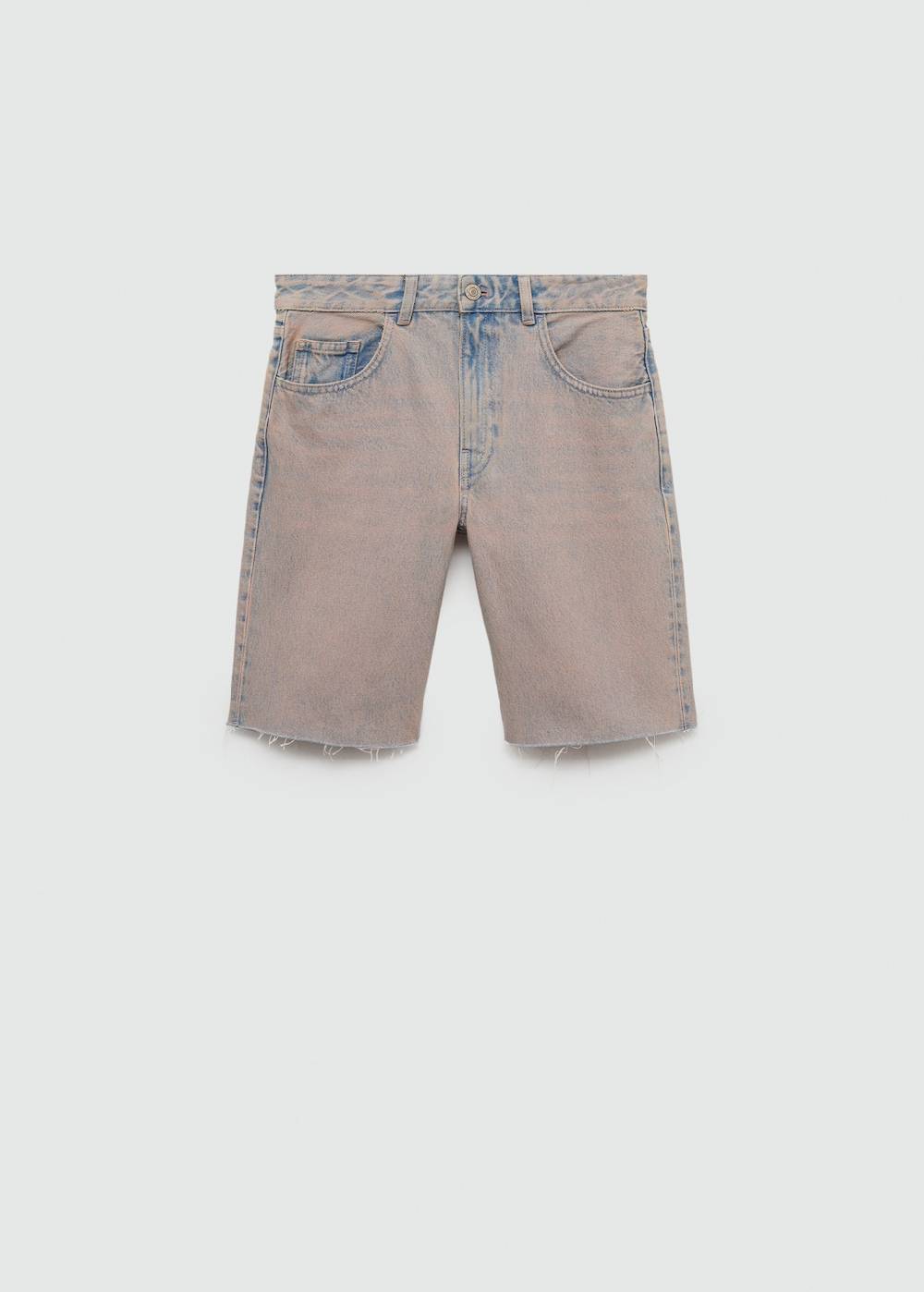Mango Jeans-Bermudashorts mit Washed-Out-Effekt Muttertagsangebot