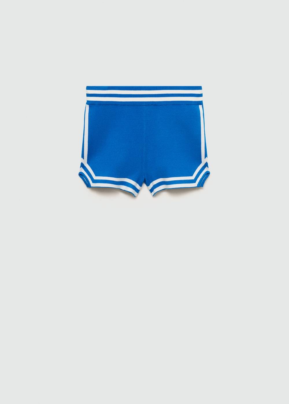 Mango Gestreifte Strickshorts VIP-Rabatte