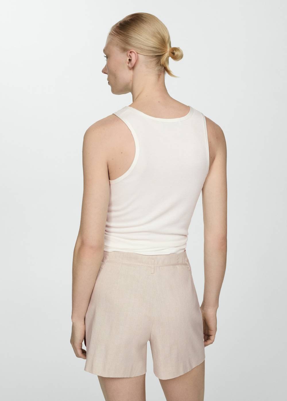 Mango Leinenshorts mit Schleife Super Sparpreis