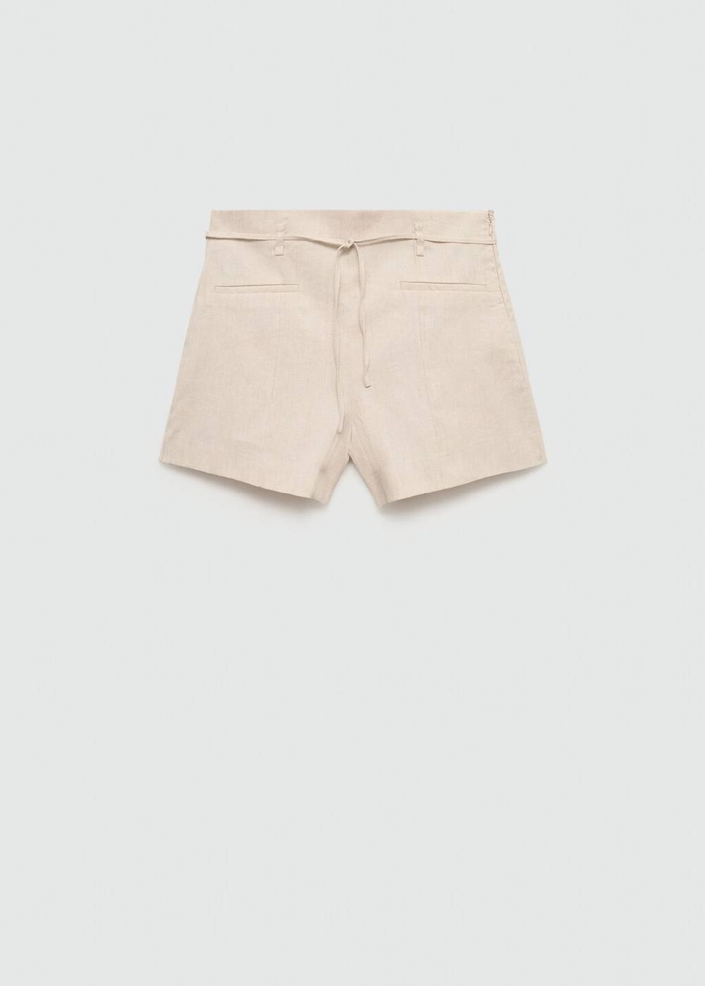 Mango Leinenshorts mit Schleife Super Sparpreis