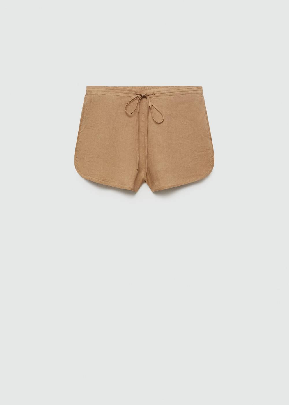 Mango Gerade Shorts aus 100 % Leinen Neueste Stile
