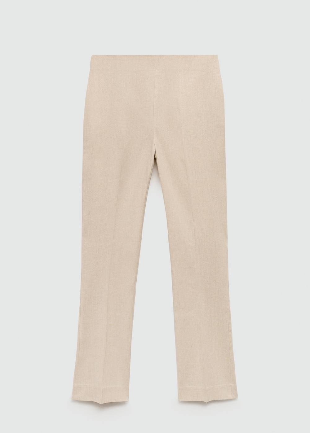 Mango Flared-Hose aus Leinen Sonderangebot der Fabrik
