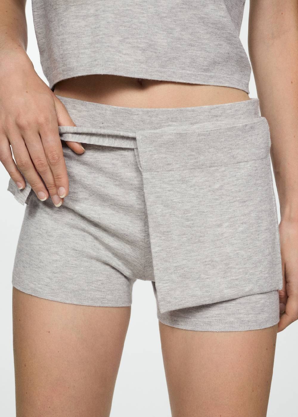 Mango Strickshorts mit Schleife 50% Rabatt mit kostenlosem Versand