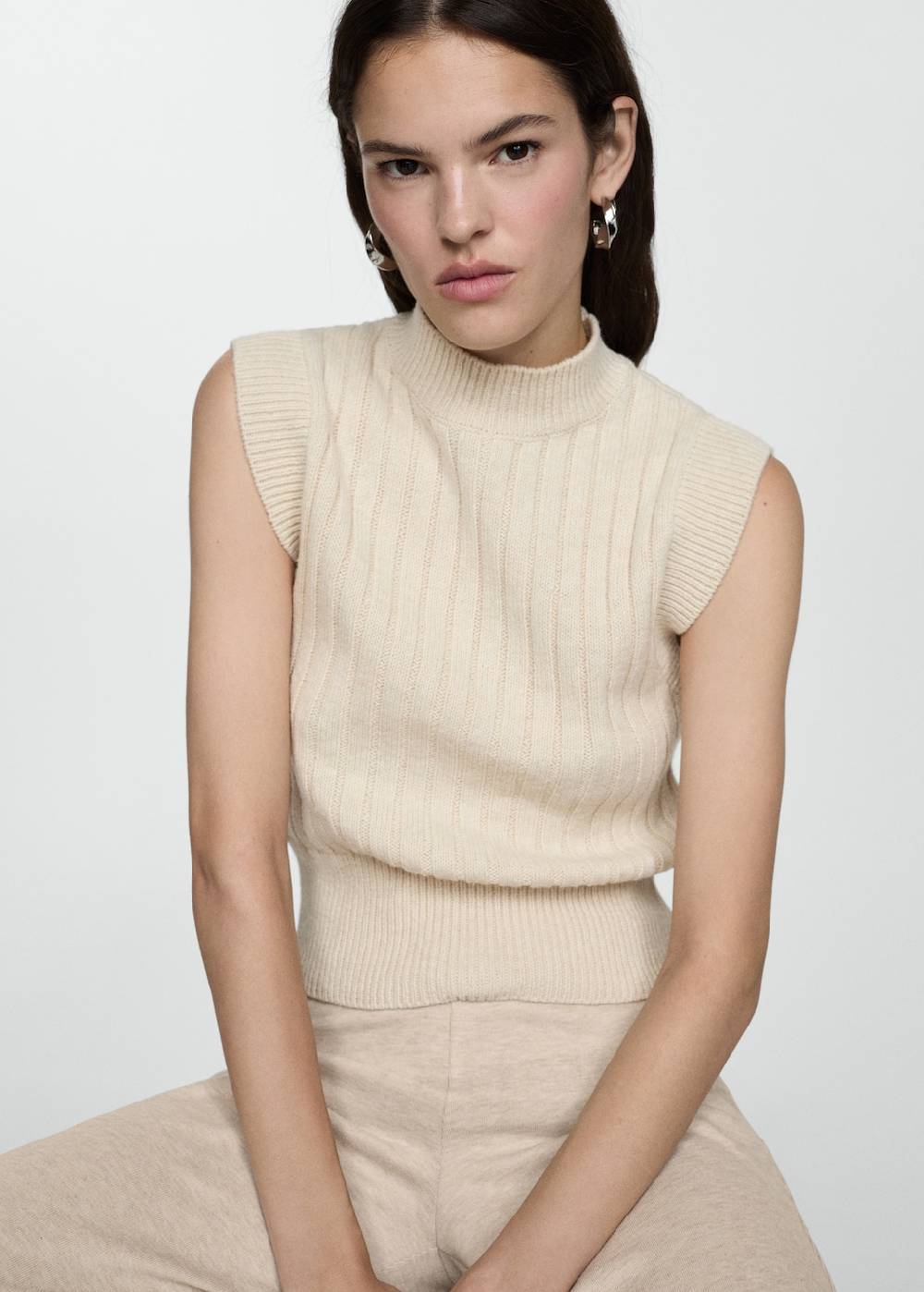Mango Wideleg-Strickhose Speichern exportieren