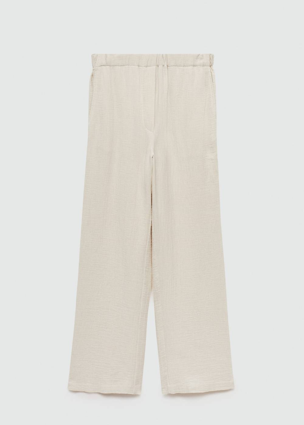 Mango Wideleg-Baumwollhose zollfrei