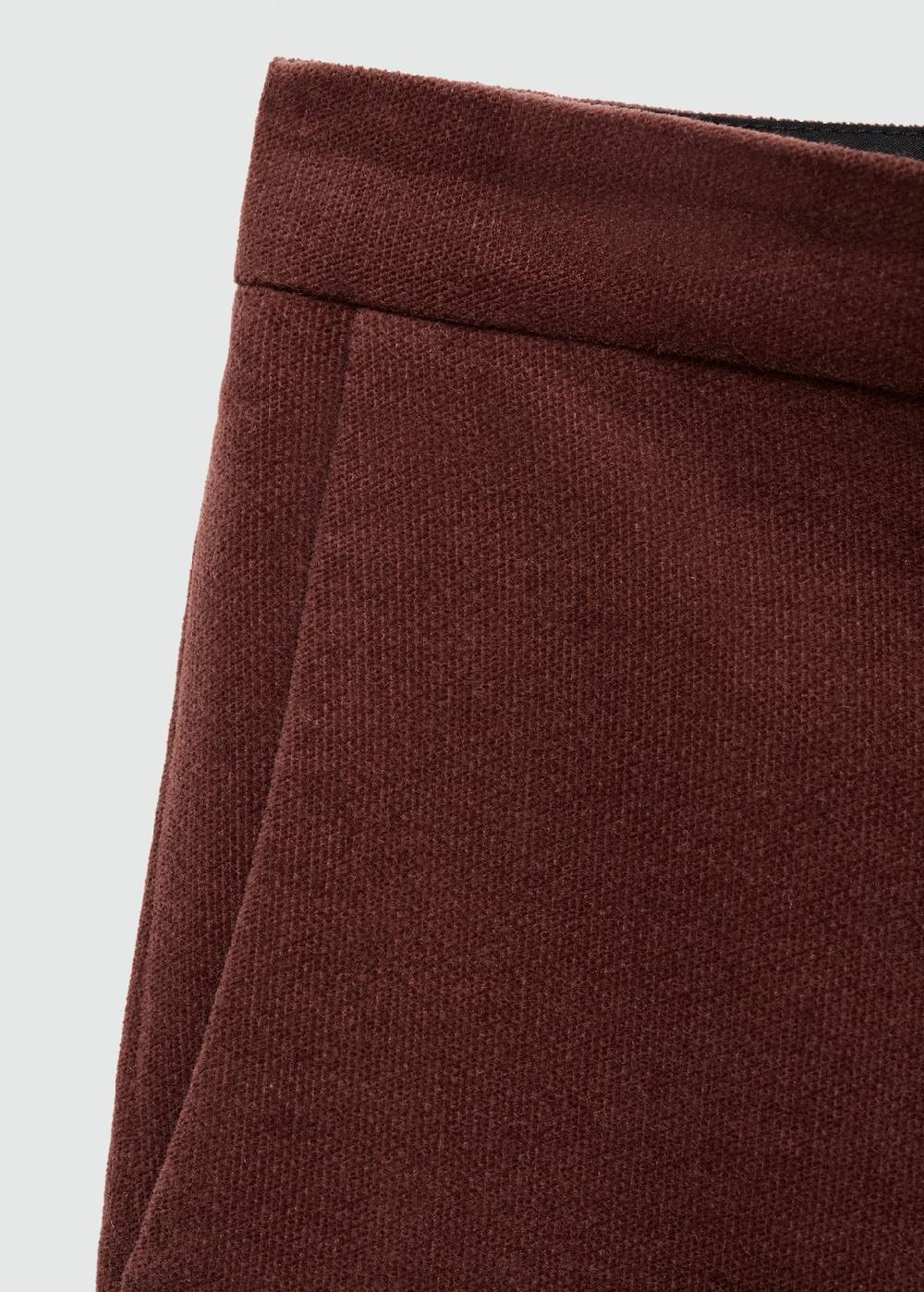 Mango Gerade Samthose Rabatte dieses Monats