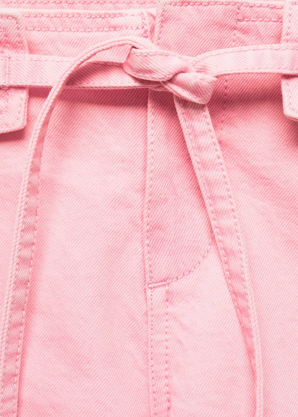 Mango Jeansshorts mit Schleife Outlet
