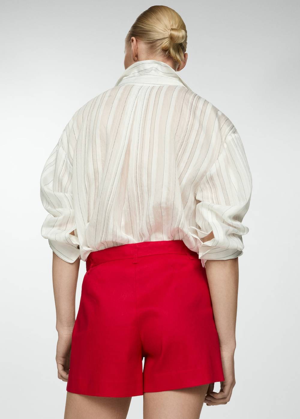 Mango Leinenshorts mit Schleife Hotsell