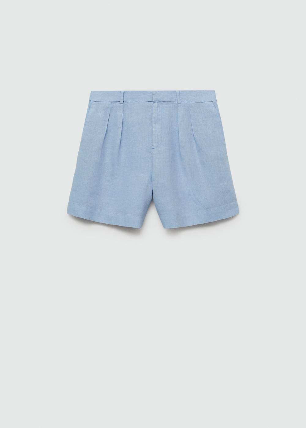 Mango Gerade Shorts aus 100 % Leinen Fabrikverkauf