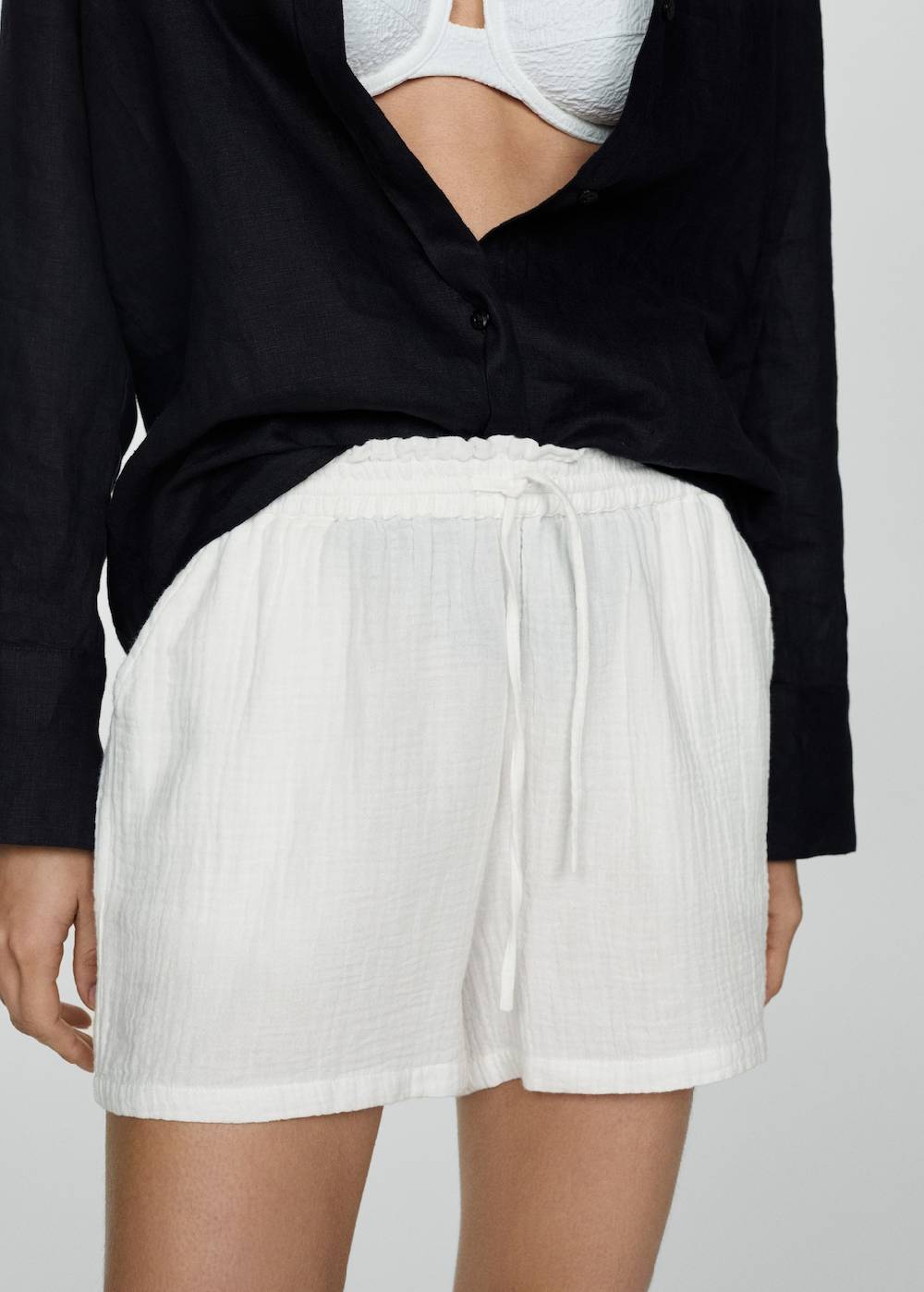 Mango Baumwollshorts mit Stretchbund Meist gekauft