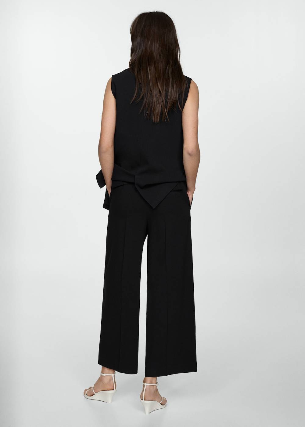 Mango Culotte mit Bundfalten Limitierter Zeitrabatt